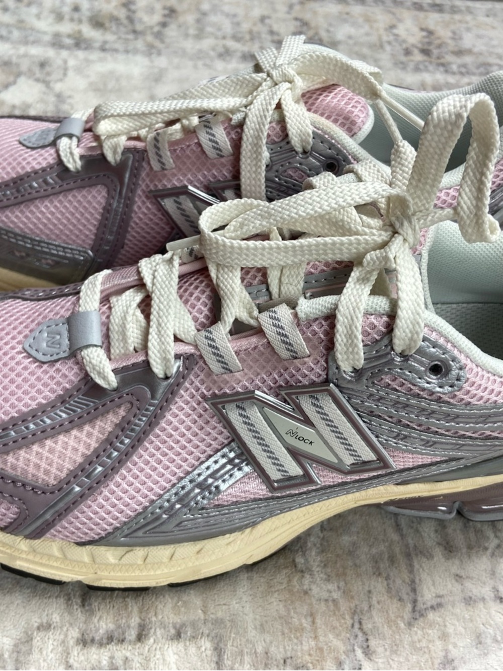 New Balance Women's 1906R Pink and Gray Sneakers